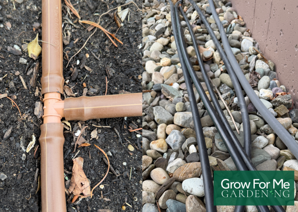drip irrigation t connector and dripline